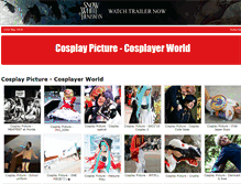 Tablet Screenshot of cosplaypicture.com